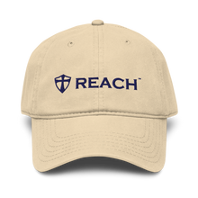 Load image into Gallery viewer, REACH Brand Embroidered Garment-Washed Baseball Cap