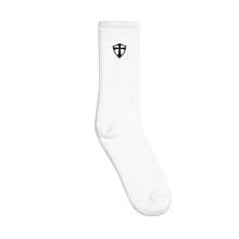 Load image into Gallery viewer, REACH Shield Embroidered Crew Socks