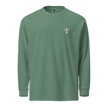 Load image into Gallery viewer, REACH Printed Unisex Heavyweight Long Sleeve Shirt