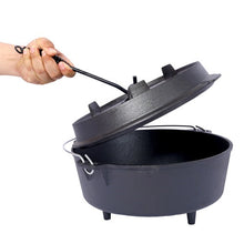 Load image into Gallery viewer, Outdoor Camping Deep Pot For Camping Fireplace Cooking Barbecue Baking Campfire