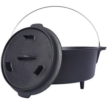 Load image into Gallery viewer, Outdoor Camping Deep Pot For Camping Fireplace Cooking Barbecue Baking Campfire