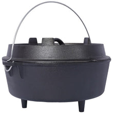 Load image into Gallery viewer, Outdoor Camping Deep Pot For Camping Fireplace Cooking Barbecue Baking Campfire