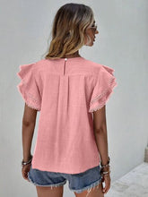 Load image into Gallery viewer, Ruffle Cap Sleeve Blouse