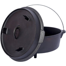 Load image into Gallery viewer, Outdoor Camping Deep Pot For Camping Fireplace Cooking Barbecue Baking Campfire
