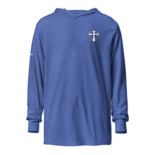 Load image into Gallery viewer, REACH Unisex Printed Hooded Long Sleeve Tee