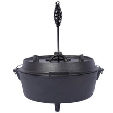 Load image into Gallery viewer, Outdoor Camping Deep Pot For Camping Fireplace Cooking Barbecue Baking Campfire