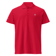 Load image into Gallery viewer, REACH Embroidered Logos Unisex Premium Pique Polo Shirt
