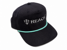 Load image into Gallery viewer, REACH Raised Embroidery Golf Rope Cap