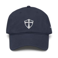 Load image into Gallery viewer, REACH Shield Embroidered Logos Garment-Washed Baseball Cap
