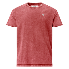Load image into Gallery viewer, REACH Embroidered Logo Unisex Denim T-Shirt