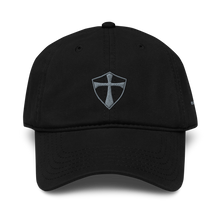 Load image into Gallery viewer, Black Embroidered Garment-Washed REACH Baseball Cap