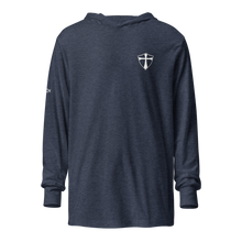 Load image into Gallery viewer, REACH Printed Unisex Hooded Long Sleeve Tee