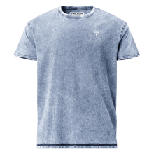 Load image into Gallery viewer, REACH Embroidered Logo Unisex Denim T-Shirt