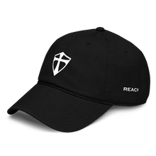 Load image into Gallery viewer, REACH Shield Embroidered Logos Garment-Washed Baseball Cap