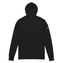 Load image into Gallery viewer, REACH Unisex Printed Hooded Long Sleeve Tee