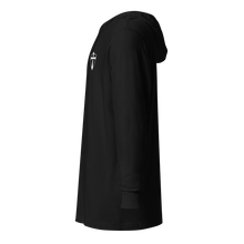 Load image into Gallery viewer, REACH Unisex Printed Hooded Long Sleeve Tee