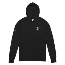 Load image into Gallery viewer, REACH Printed Unisex Hooded Long Sleeve Tee