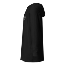 Load image into Gallery viewer, REACH Printed Unisex Hooded Long Sleeve Tee