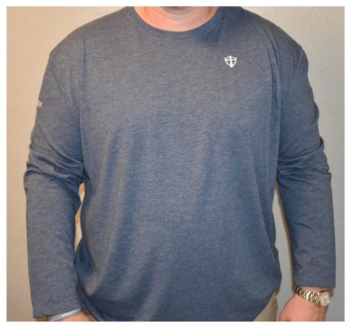 Standard (Navy Heather) Long Sleeve Shirt