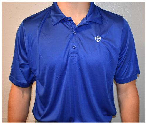 Performance (Royal Blue) Soft Collar Polo Style Golf Shirt