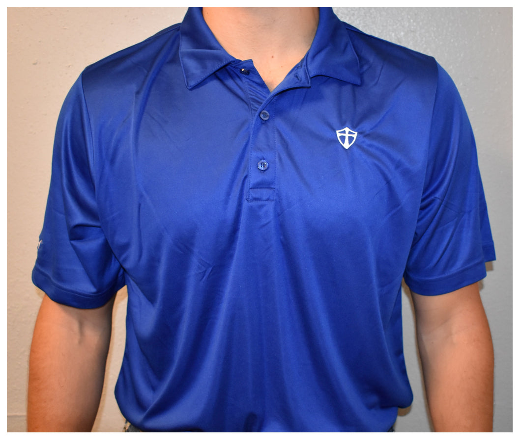 Performance (Royal Blue) Soft Collar Polo Style Golf Shirt